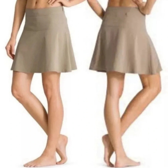 Athleta Everyday Skort Skirt Tan Size 12T - Picture 13 of 13